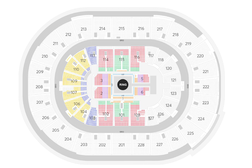 Cajundome Interactive Seating Chart | Elcho Table