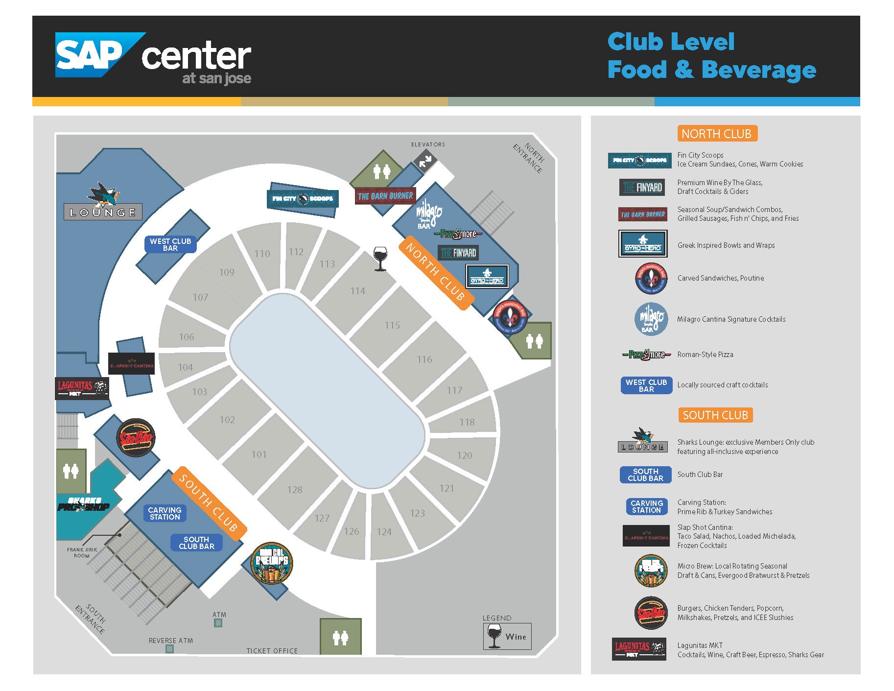 Section 118 at SAP Center 