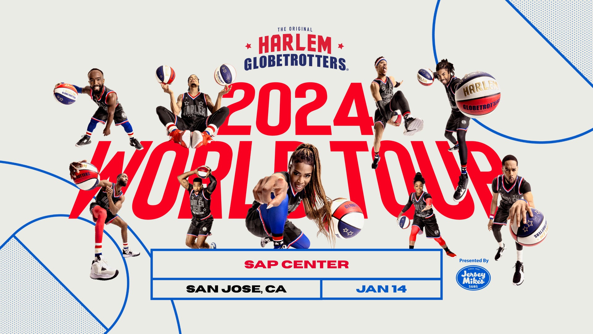 The Harlem Globetrotters at SAP Center 2024