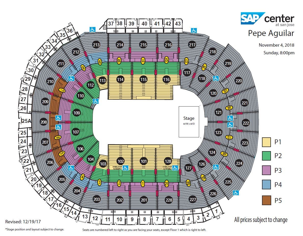 Section 206 at SAP Center 
